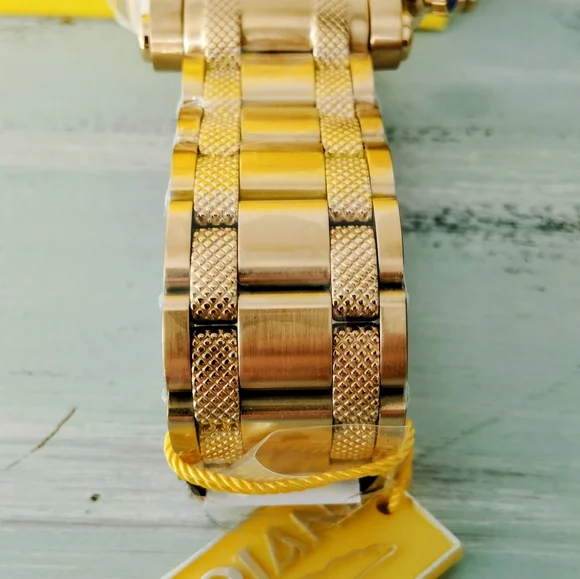Invicta Coalition Forces Night Hawk Gold Chronograph Watch - Picture 6 of 8